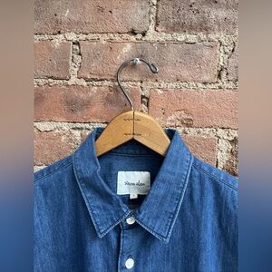 Steven Alan Women’s Shrunken Chambray Button Down Shirt XS